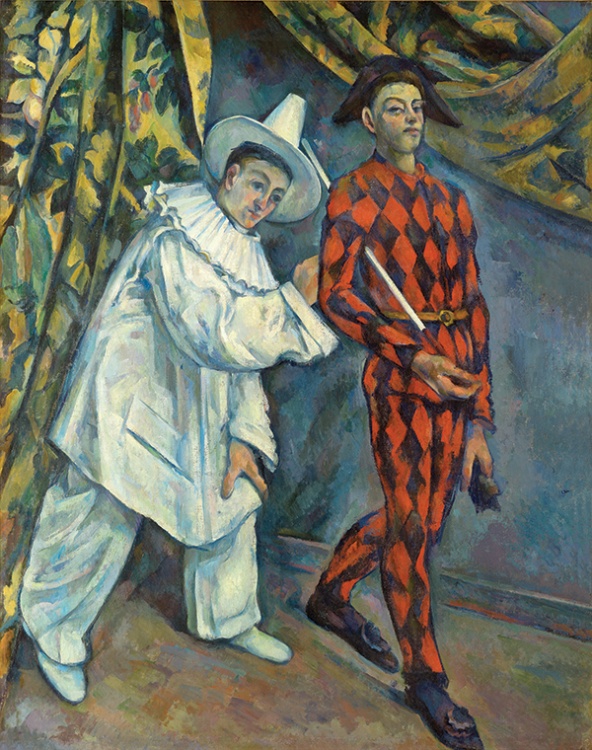Pierrot et Arlequin, Paul Cezanne, 1888-1890